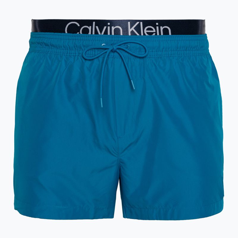 Herren Calvin Klein Short Double Waistband ocean hue swim shorts