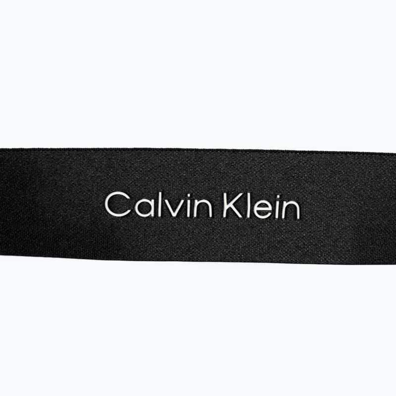 Calvin Klein Triangle-RP Print unscharfes Tier-Badeanzug-Top