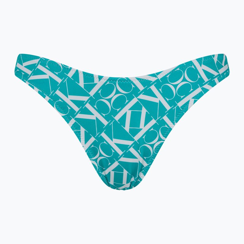 Calvin Klein Freches Bikini-Unterteil Druck Monogramm blau