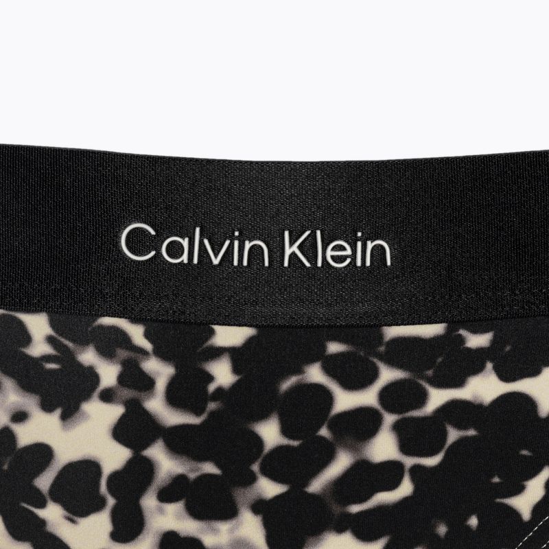 Calvin Klein Cheeky Bikini Print unscharfes Tier Badeanzug unten