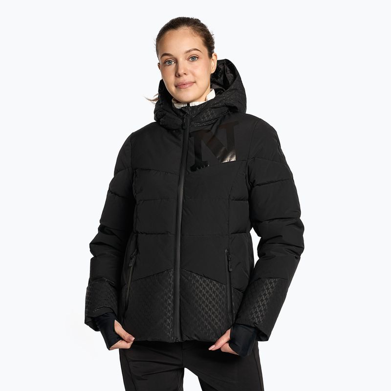 Women's Nikkie Logo Skijacke schwarz