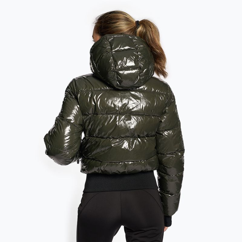 Damen Skijacke Nikkie Uma Ski waldgrün 2