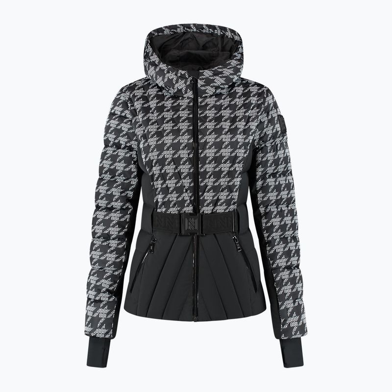 Nikkie Greenwood Damen Logo Skijacke schwarz 2