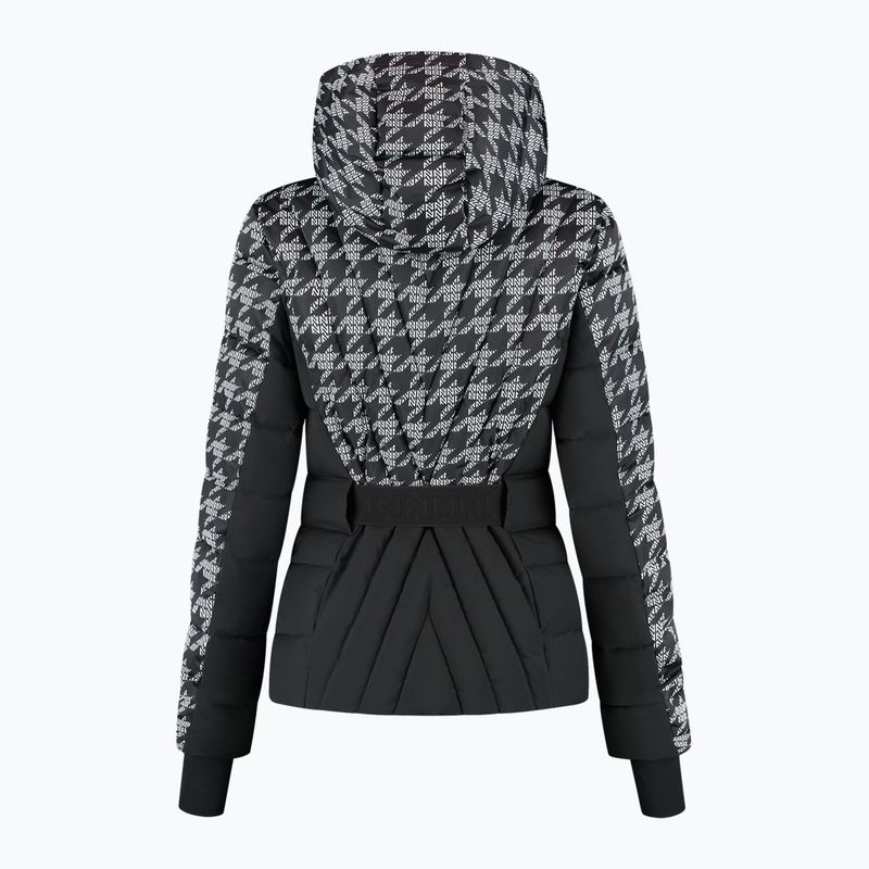 Nikkie Greenwood Damen Logo Skijacke schwarz 3