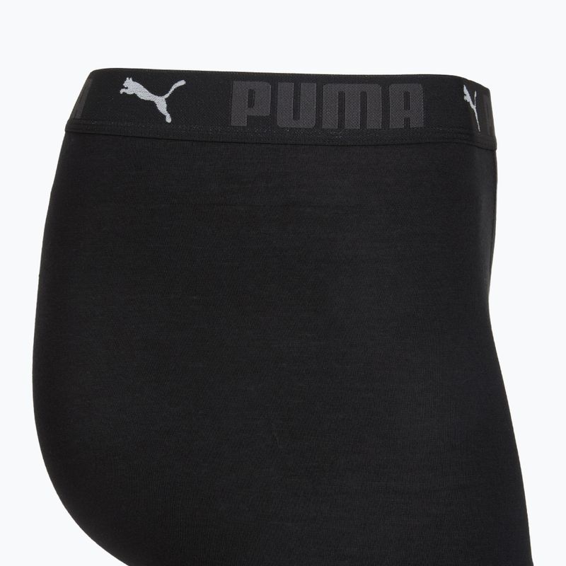 Herrenboxershorts Cotton Long 2 pack black 4