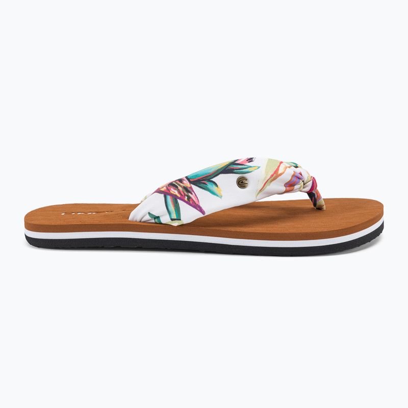 Women's O'Neill Ditsy Sun Bloom weiß tropische Blume Flip Flops 5