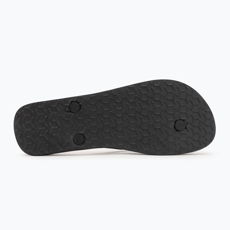 Women's O'Neill Profile Small Logo Flip Flops schwarz aus 4