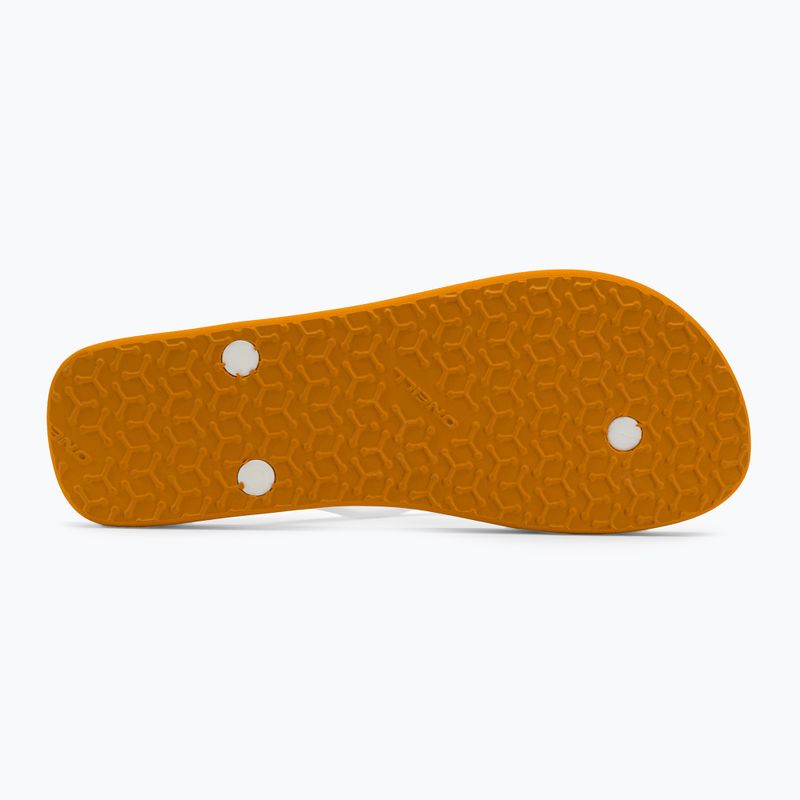 Damen O'Neill Profile Graphic weiß tropische Blume Flip Flops