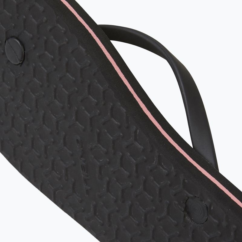 Women's O'Neill Profile Graphic schwarz tropische Blume Flip Flops 12