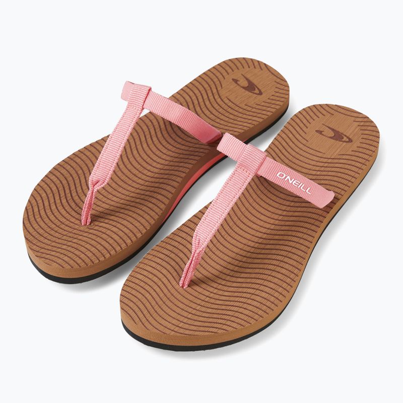 O'Neill Cove Bloom georgia peach Flip Flops für Frauen 10