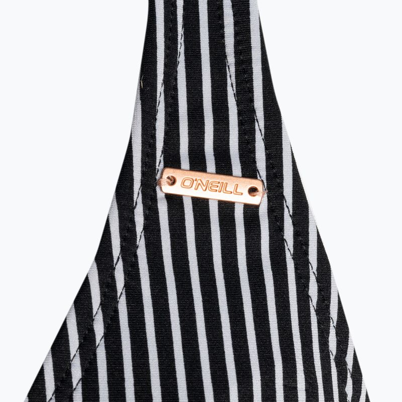 Zweiteiliger Damen-Badeanzug O'Neill Marga Cruz Bikini schwarz einfach gestreift 3