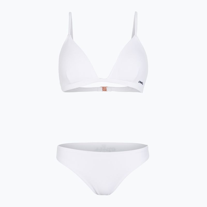 Zweiteiliger Damen-Badeanzug O'Neill Alia Cruz Bikini schneeweiß