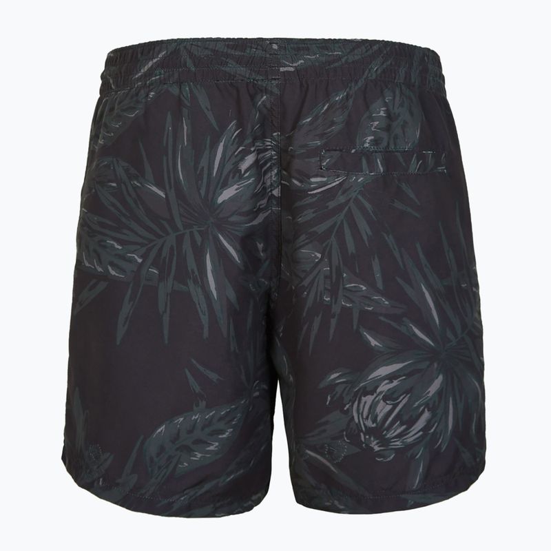 Men's O'Neill Cali Floral 16'' schwarz tonal Blume schwimmen Shorts 2