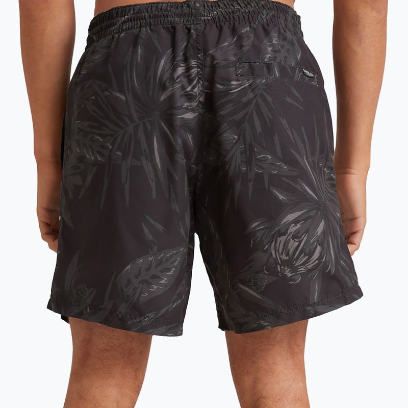 Men's O'Neill Cali Floral 16'' schwarz tonal Blume schwimmen Shorts 4