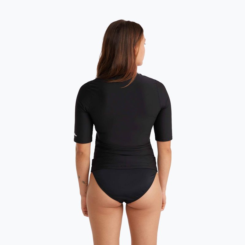 Women's swim shirt O'Neill Essentials Bidart Skin schwarz out 2