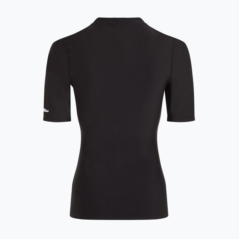 Women's swim shirt O'Neill Essentials Bidart Skin schwarz out 5