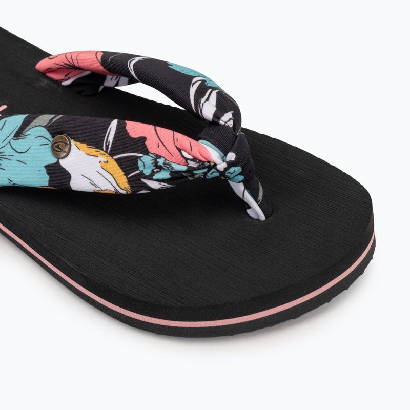 O'Neill Ditsy Sun schwarz/blau bluemchen Kinder-Flip-Flops 7