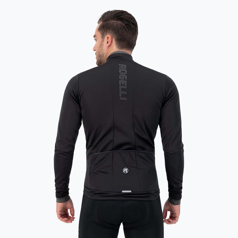 Fahrradjacke Herren Rogelli Essential Winter black 3