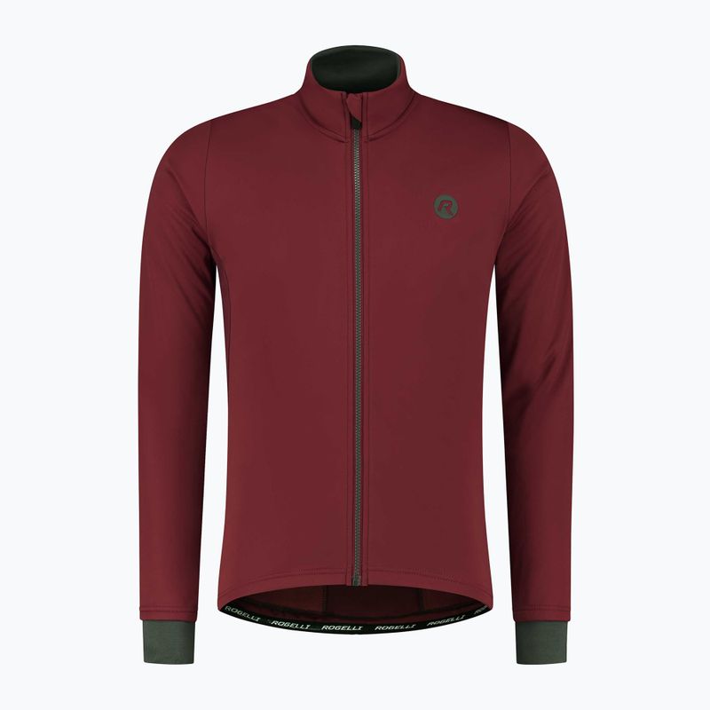 Herren Fahrradjacke Rogelli Essential Winter burgundy 3