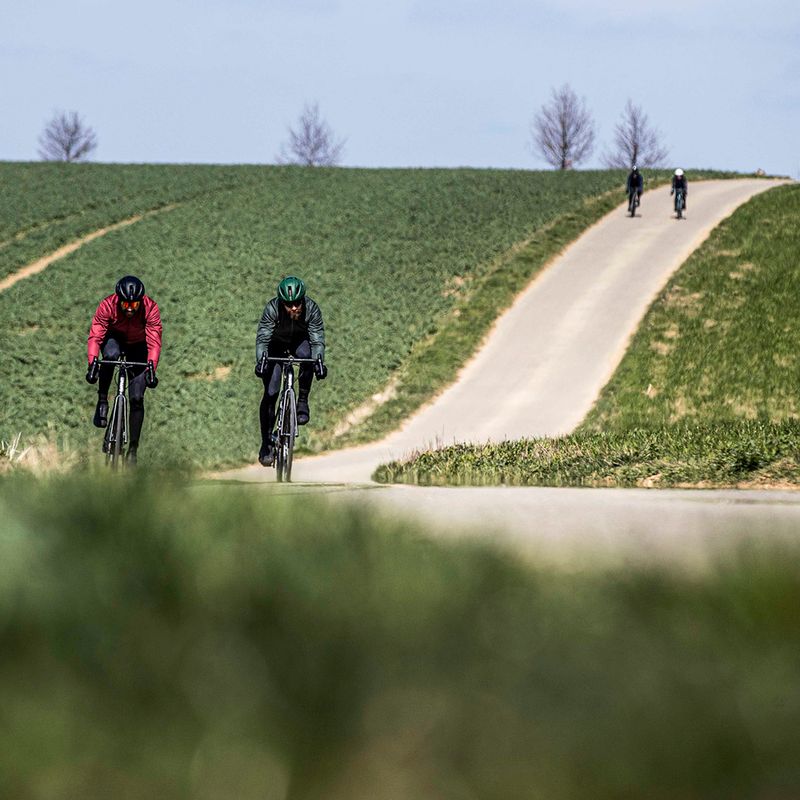 Herren Fahrradjacke Rogelli Essential Winter burgundy 8