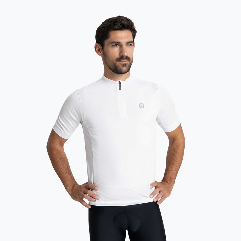 Fahrradtrikot Herren Rogelli Core white