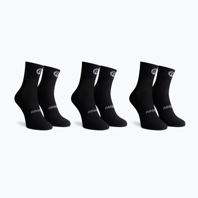 Rogelli Core Socken 3 Paar schwarz