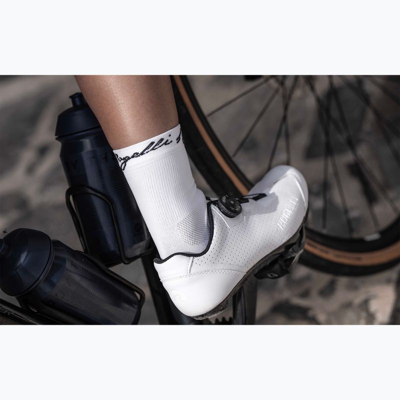 Fahrrad Socken Damen Rogelli RCS-15 white 3