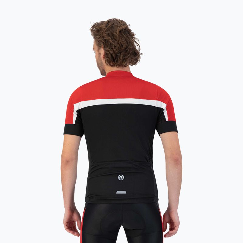 Fahrradtrikot Herren Rogelli Course black/red/white 2