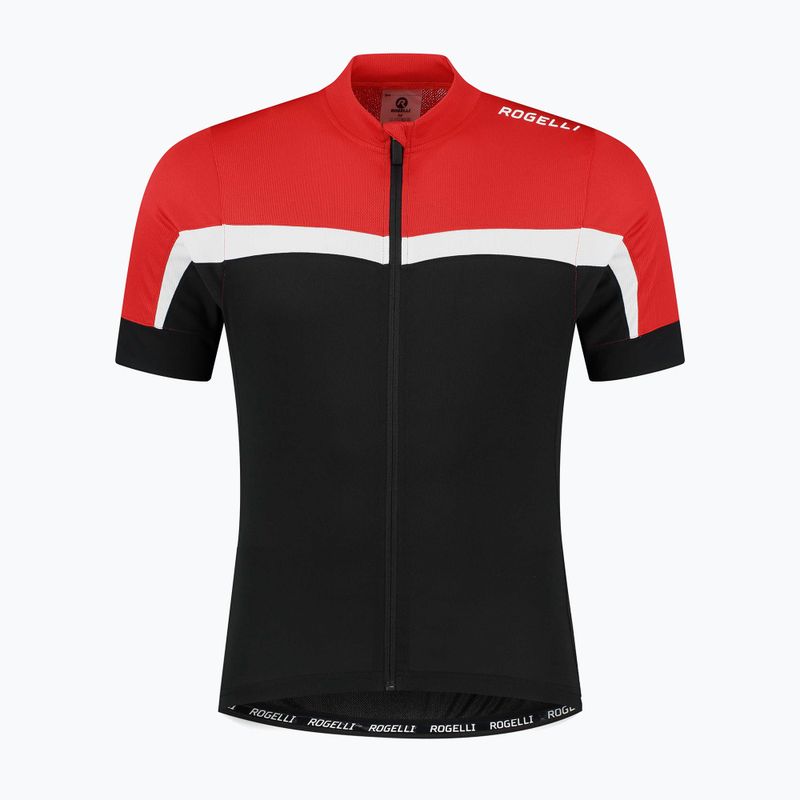 Fahrradtrikot Herren Rogelli Course black/red/white