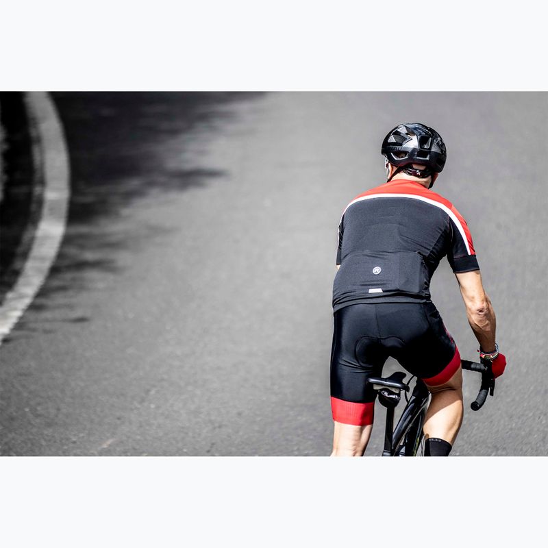 Fahrradtrikot Herren Rogelli Course black/red/white