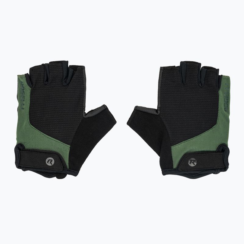 Rogelli Essential schwarz/grün Herren Radhandschuhe 2