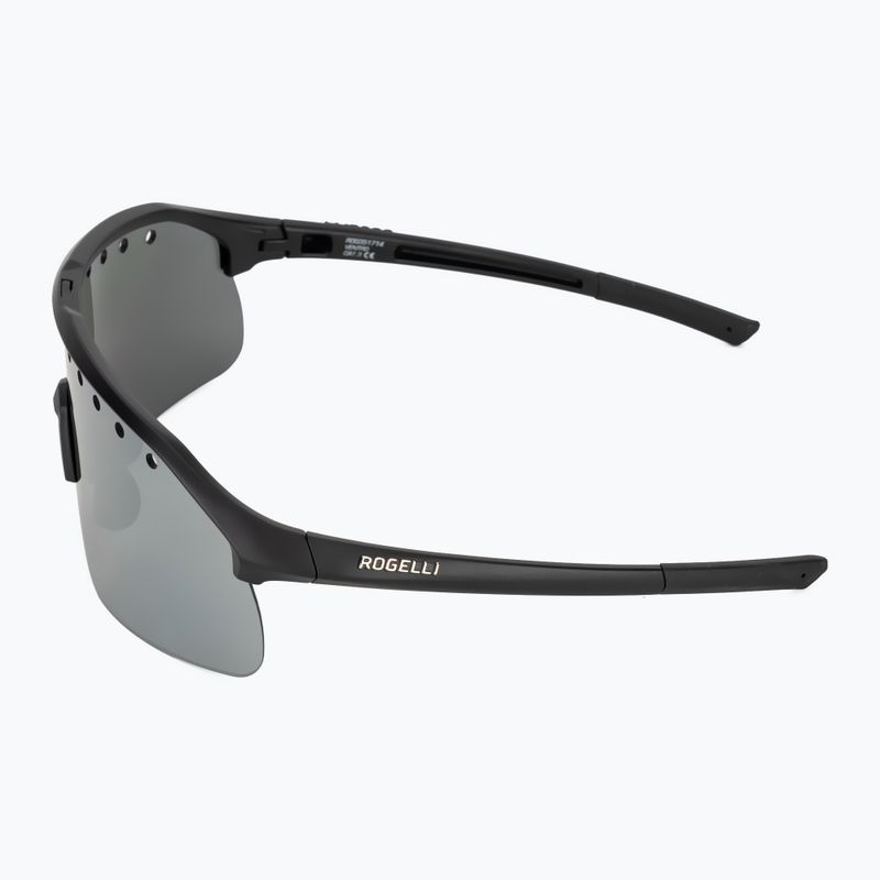 Rogelli Ventro Polarized schwarz/rauch platin revo Sonnenbrille 5