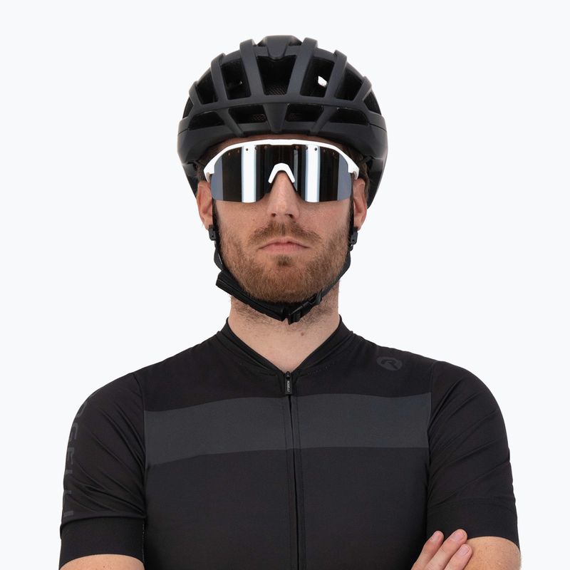 Rogelli Ventro Polarisierte Sonnenbrille weiß/taupe/braun platin revo 2