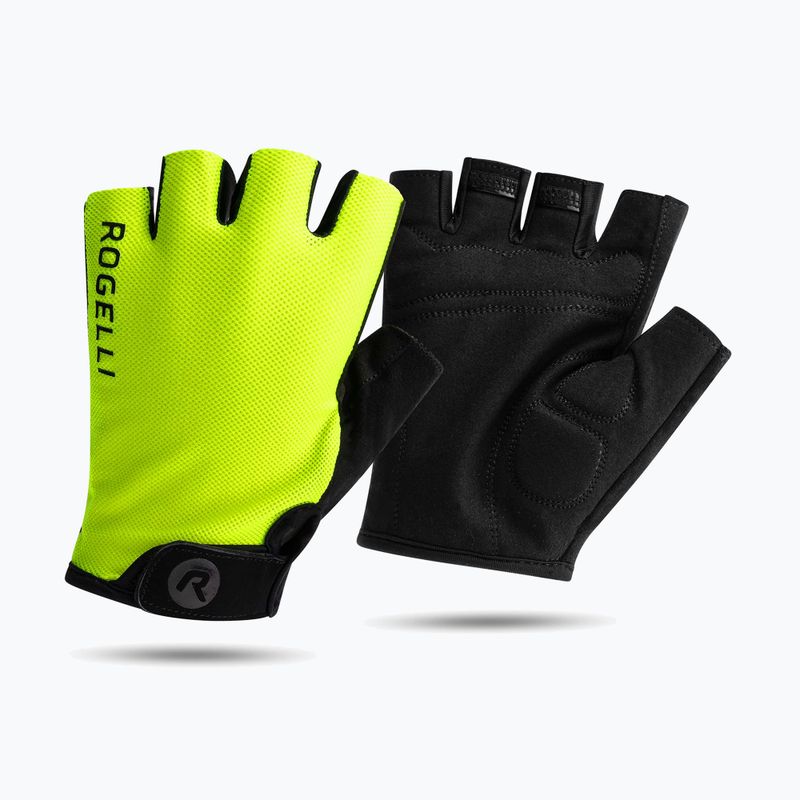 Rogelli Core Jr Kinder Radhandschuhe fluorgelb