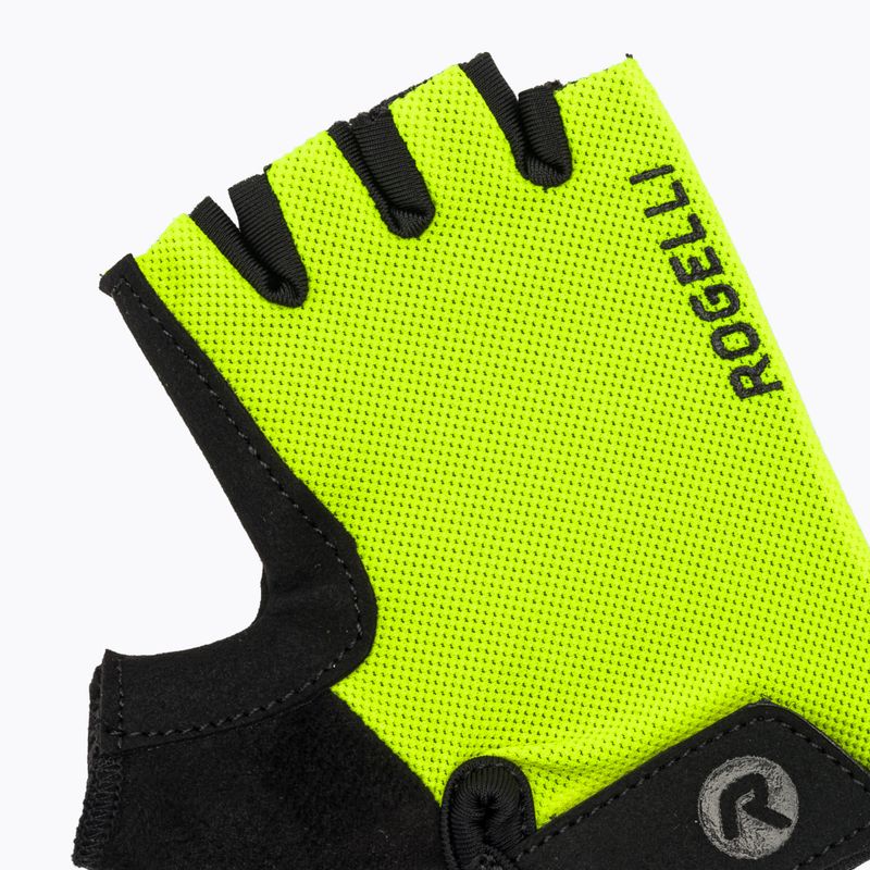 Rogelli Core Jr Kinder Radhandschuhe fluorgelb 5
