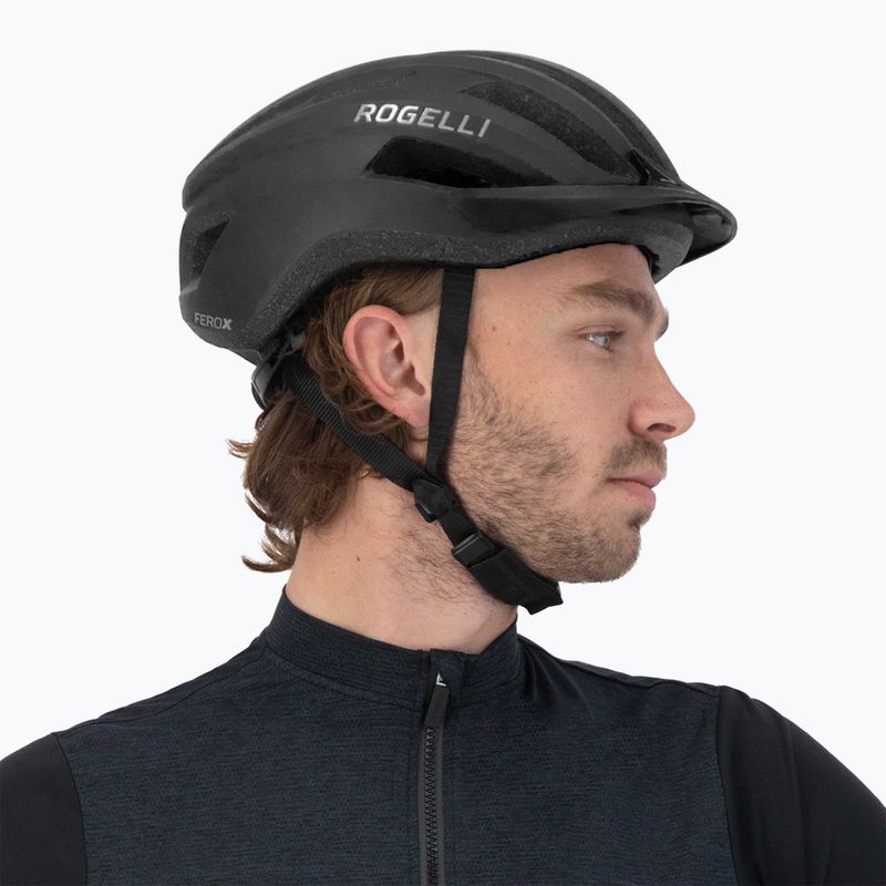 Fahrrad Helm Rogelli Ferox II black 9