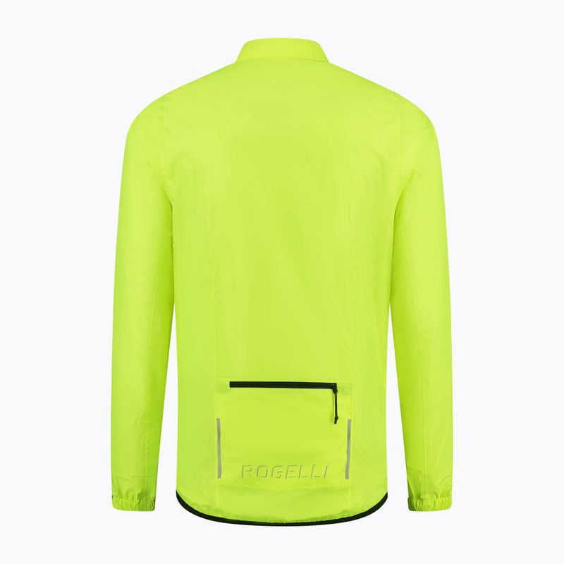 Fahrradjacke Herren Rogelli Core yellow 4