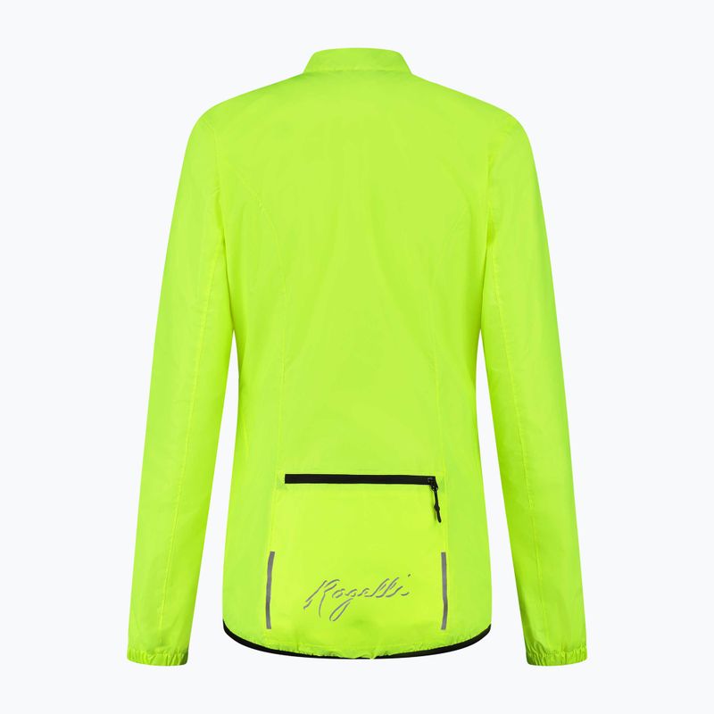 Fahrradjacke Damen Rogelli Core yellow 4