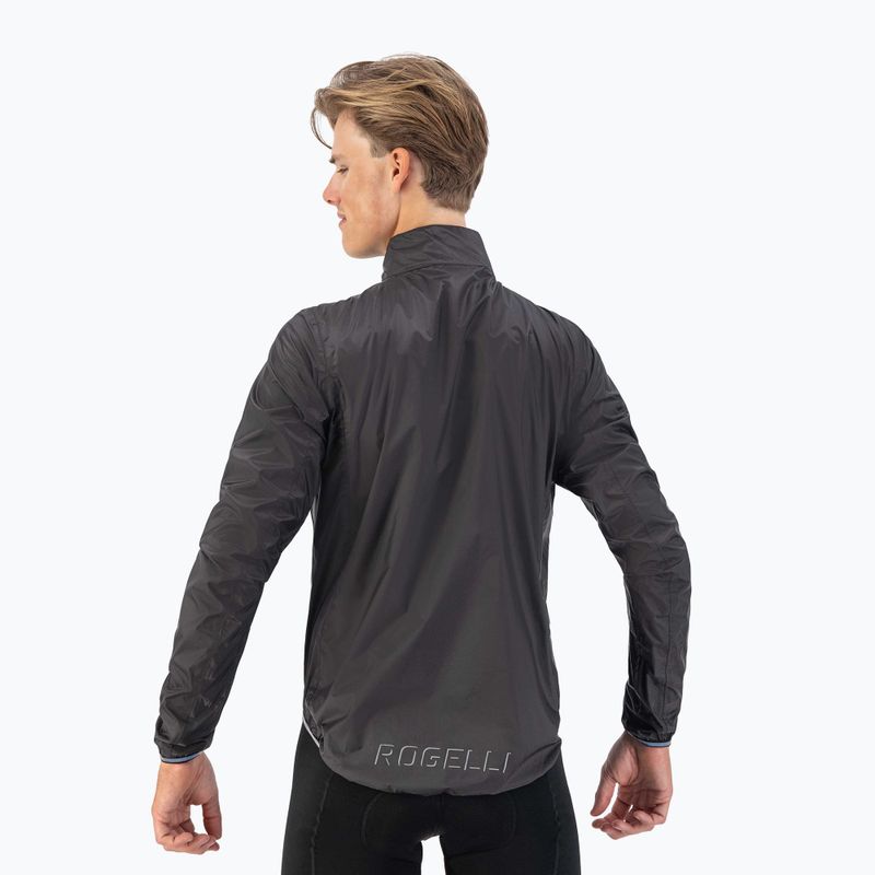 Herren Fahrradjacke Rogelli Essential Rain black 2