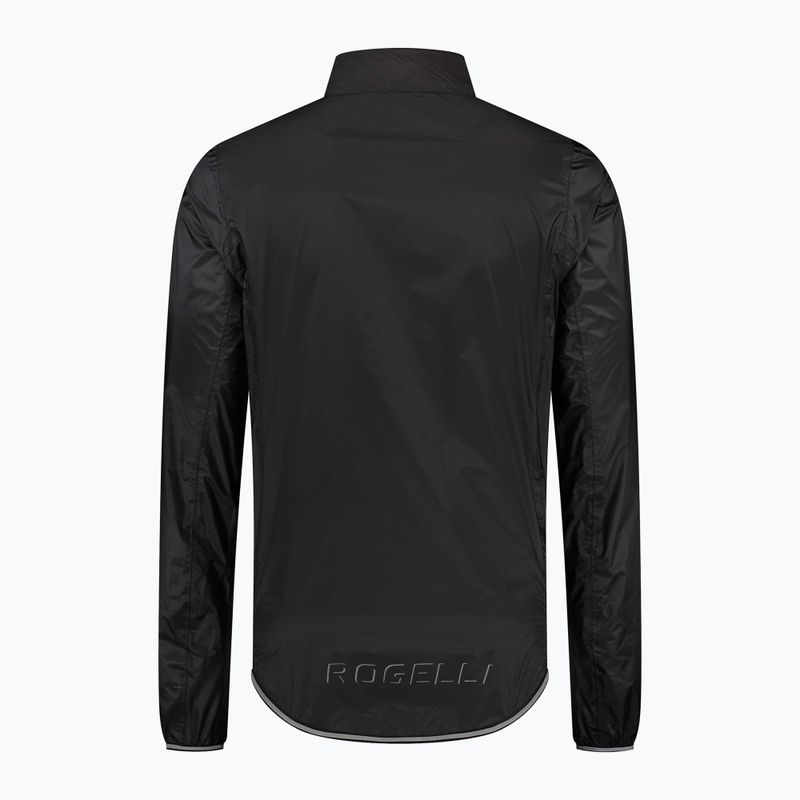 Herren Fahrradjacke Rogelli Essential Rain black 4