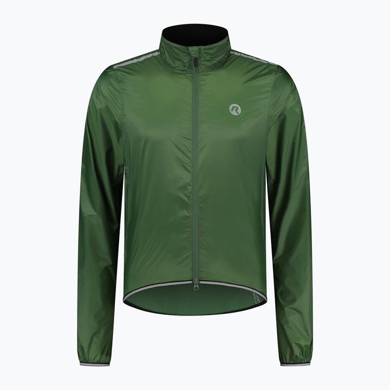 Herren Fahrradjacke Rogelli Essential Rain fluorescent army green 3
