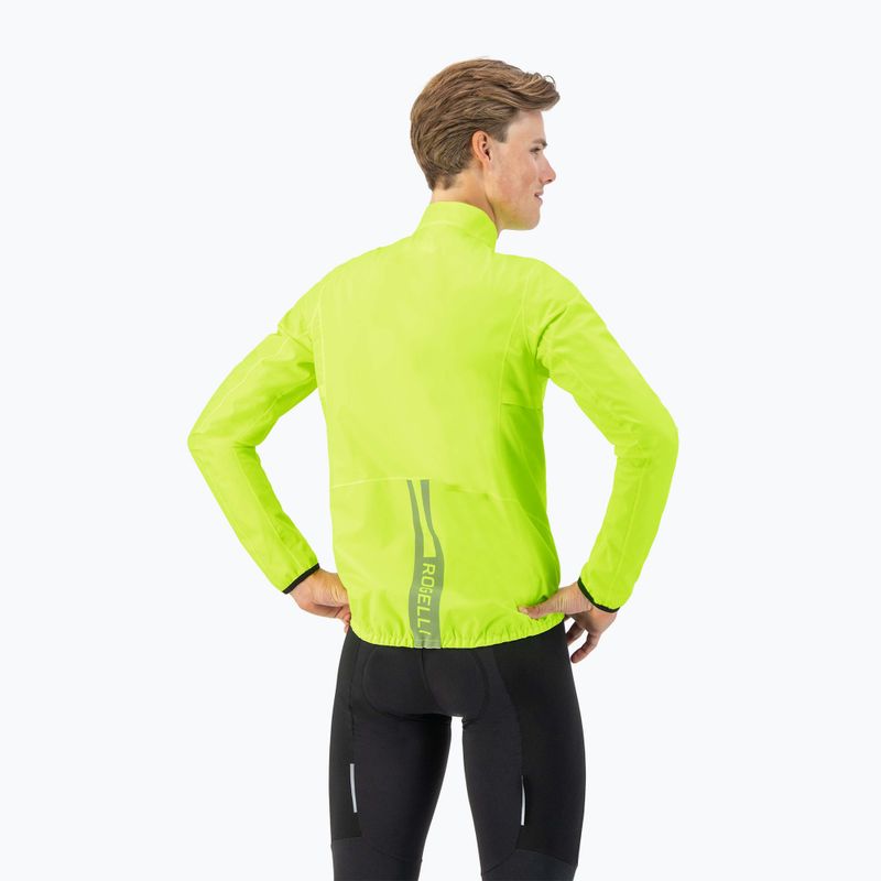 Fahrradjacke Herren Rogelli Distance yellow 2