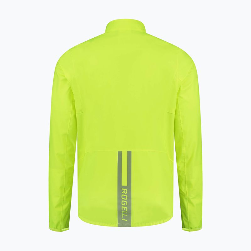 Fahrradjacke Herren Rogelli Distance yellow 4