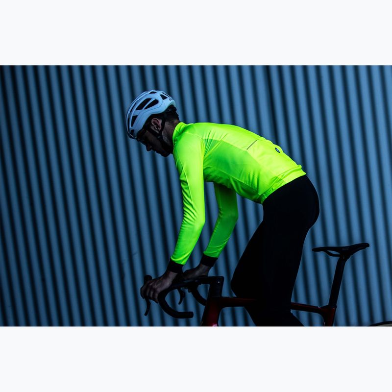 Fahrrad Longsleeve Herren Rogelli Core fluor/black 8