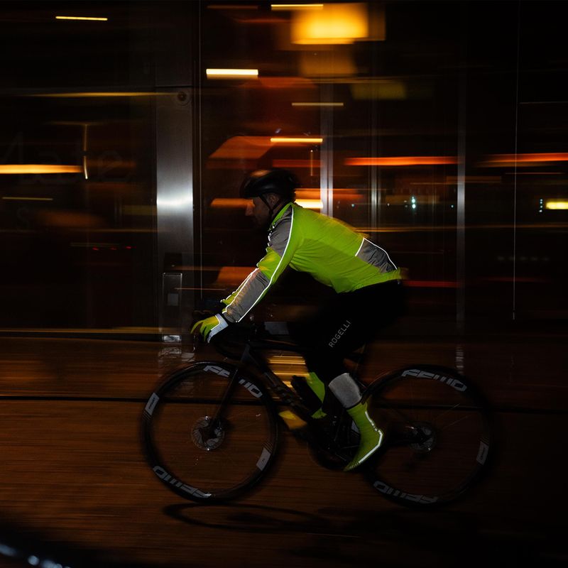 Fahrradjacke Herren Rogelli Essential Winter Hi Vis yellow 11