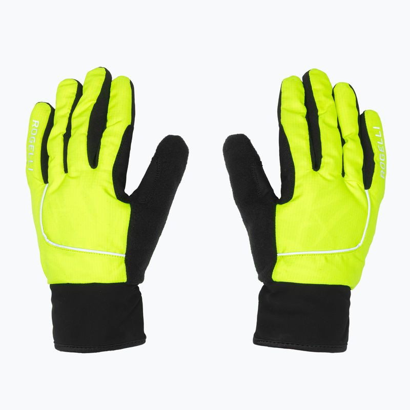 Herren Fahrradhandschuhe Rogelli Essential Winter Waterproop fluorescent yellow 2