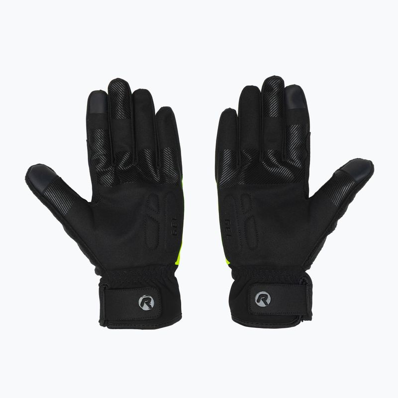 Herren Fahrradhandschuhe Rogelli Essential Winter Waterproop fluorescent yellow 3