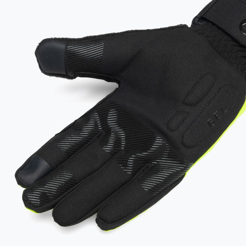 Herren Fahrradhandschuhe Rogelli Essential Winter Waterproop fluorescent yellow 4