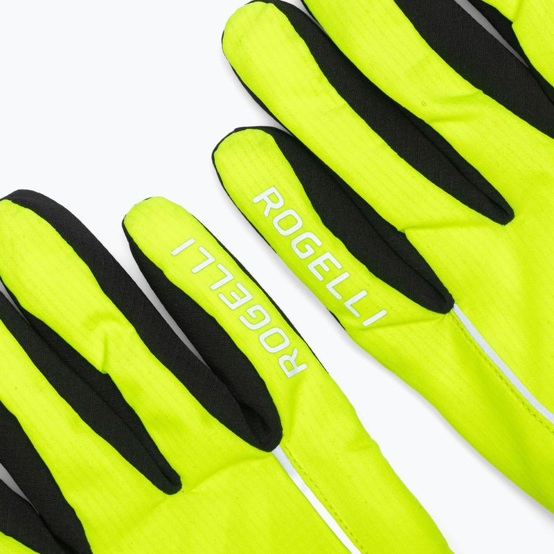 Herren Fahrradhandschuhe Rogelli Essential Winter Waterproop fluorescent yellow 5