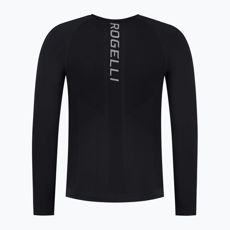 Herren Langarmtrikot Rogelli Essential W black 2
